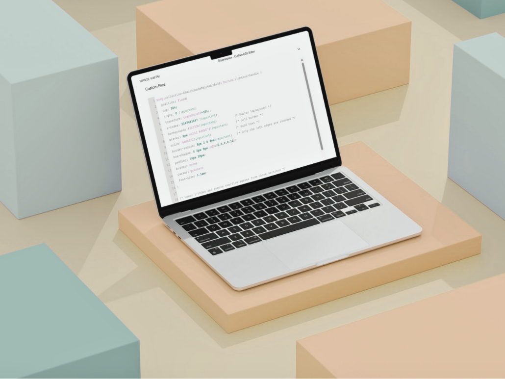 How to Float a Squarespace Lightbox Form Button (Sticky CSS)