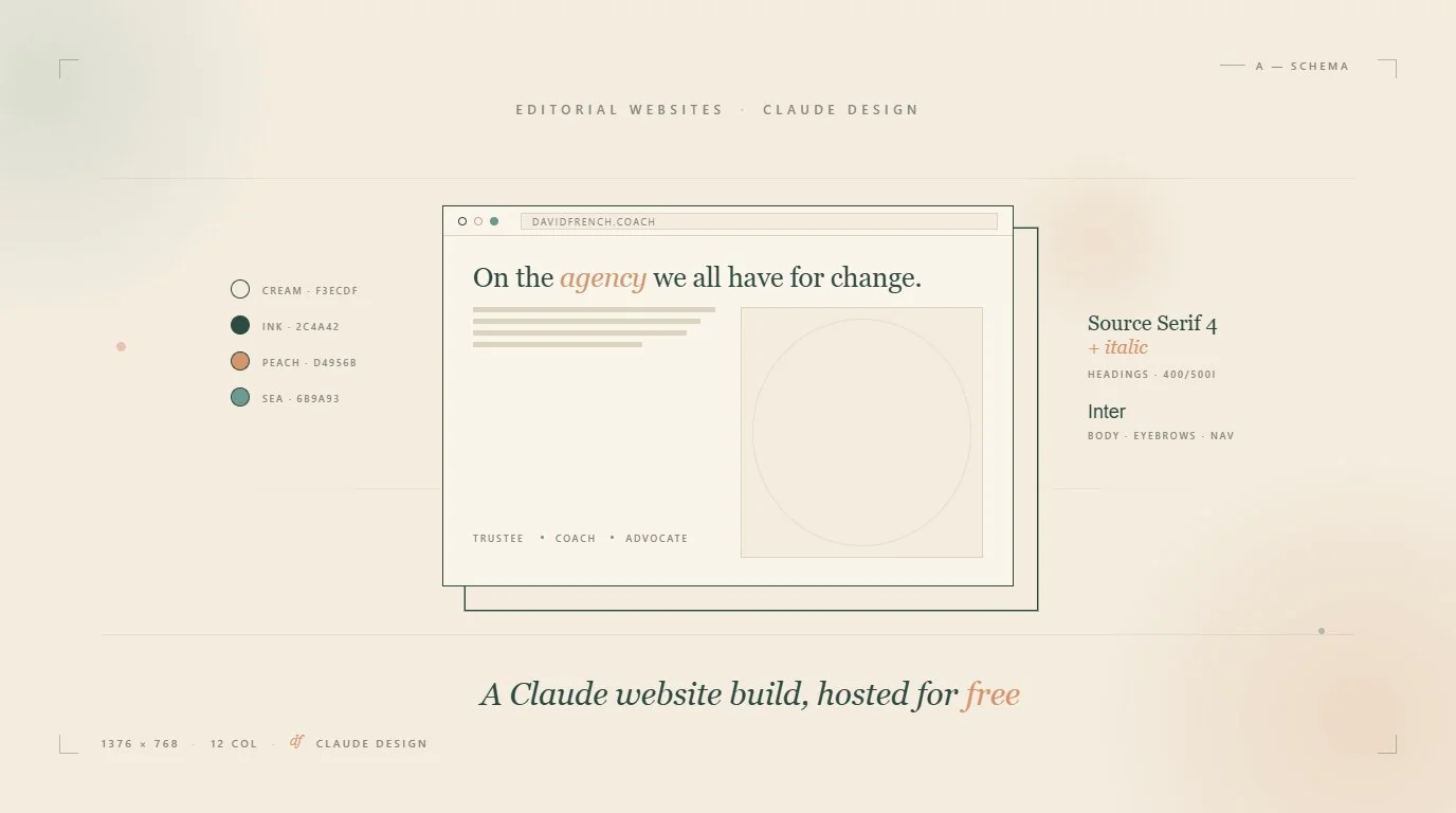 A One-Page Website Built in an Afternoon, Hosted for Free